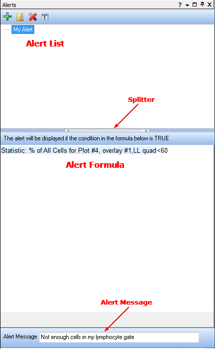 图22.1  Docked Alert Window (停靠的警告窗口)